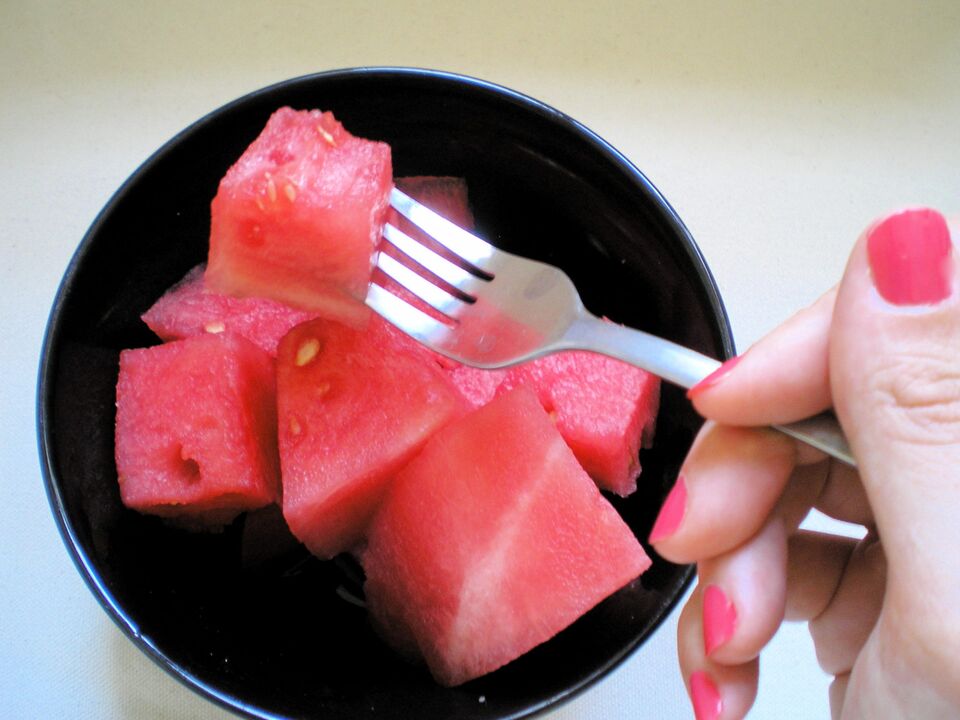Prinsip operasi diet tembikai